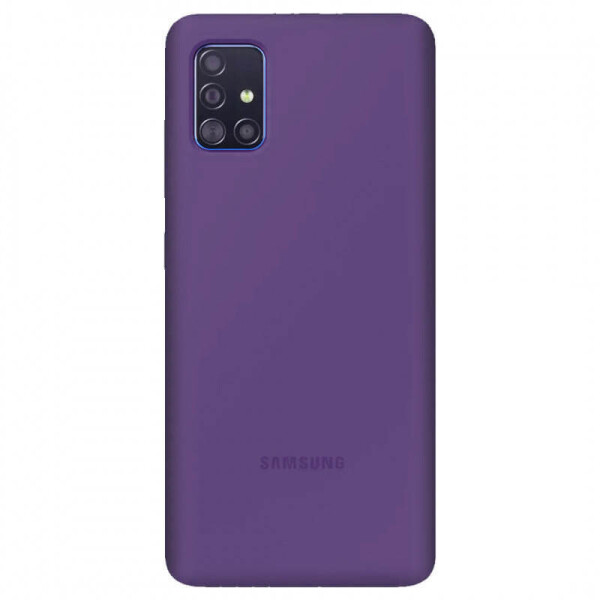 

Чехол Silicone Cover Full Protective (AA) для Samsung Galaxy A51 Фиолетовый / Purple