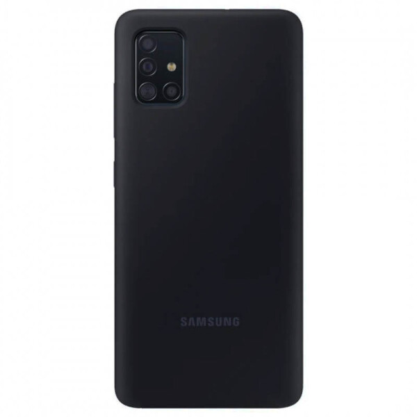 

Чехол Silicone Cover Full Protective (AA) для Samsung Galaxy A51 Черный / Black