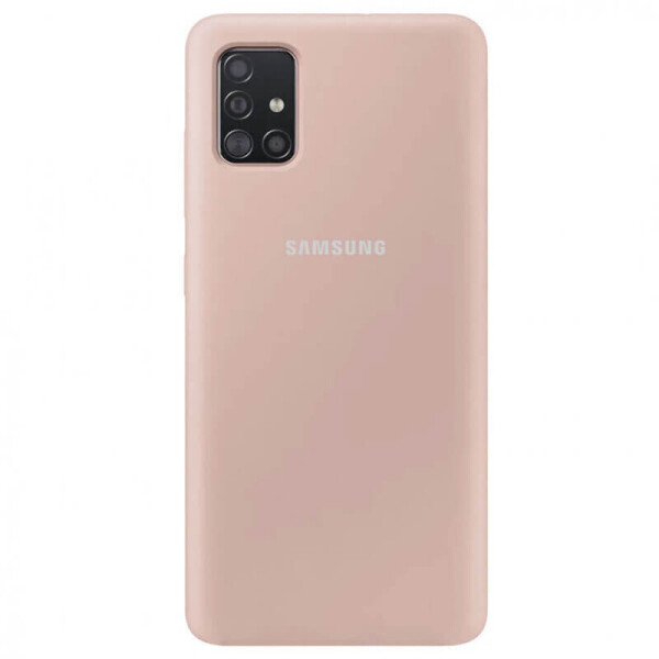 

Чехол Silicone Cover Full Protective (AA) для Samsung Galaxy A71 Розовый / Pink Sand