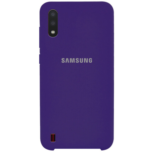 

Чехол Silicone Cover (AA) для Samsung Galaxy A01 Фиолетовый / Purple