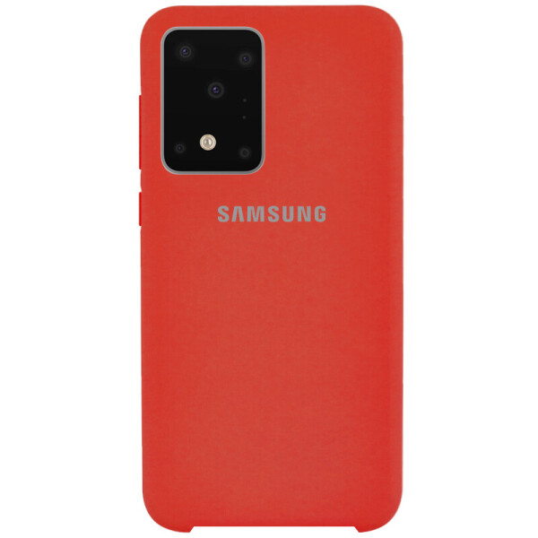 

Чехол Silicone Cover (AA) для Samsung Galaxy S20 Ultra Красный / Red