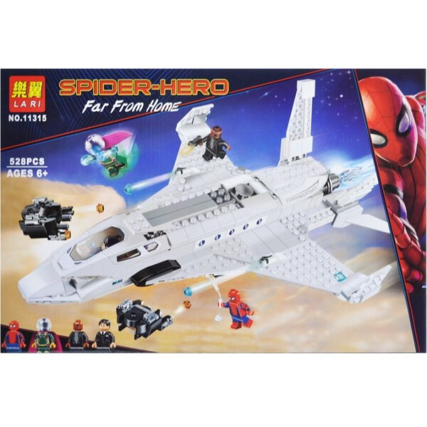 

Конструктор "SUPER HEROES" "SPIDERMAN: Реактивний літак Старка й атака дрона" 528дет. 46*30,5*7см /24/