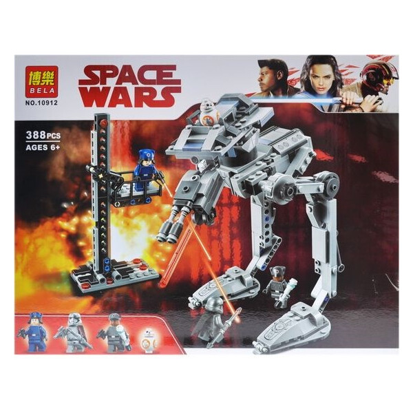 

Конструктор "STAR WARS" "Всюдихід AT-ST Першого Ордена" 388дет. 36*29*5,9см /24/