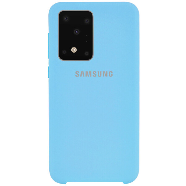 

Чехол Silicone Cover (AA) для Samsung Galaxy S20 Ultra Бирюзовый / Light blue