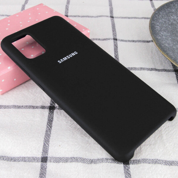 

Чехол Silicone Cover (AA) для Samsung Galaxy A51 Черный / Black