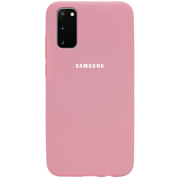 

Чехол Silicone Cover Full Protective (AA) для Samsung Galaxy S20 Розовый / Pink
