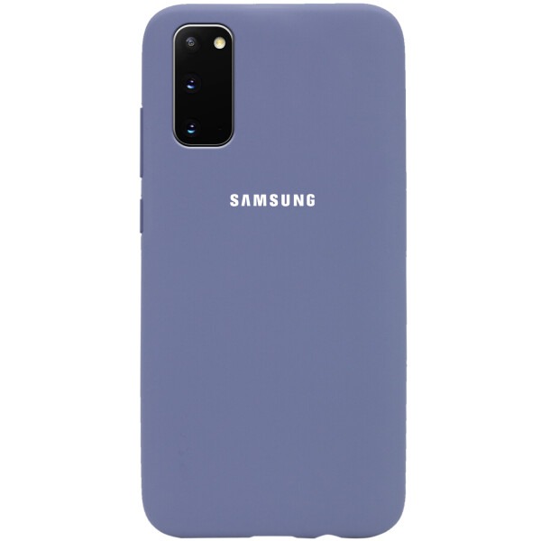 

Чехол Silicone Cover Full Protective (AA) для Samsung Galaxy S20 Серый / Lavender Gray