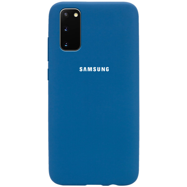 

Чехол Silicone Cover Full Protective (AA) для Samsung Galaxy S20 Синий / Cobalt