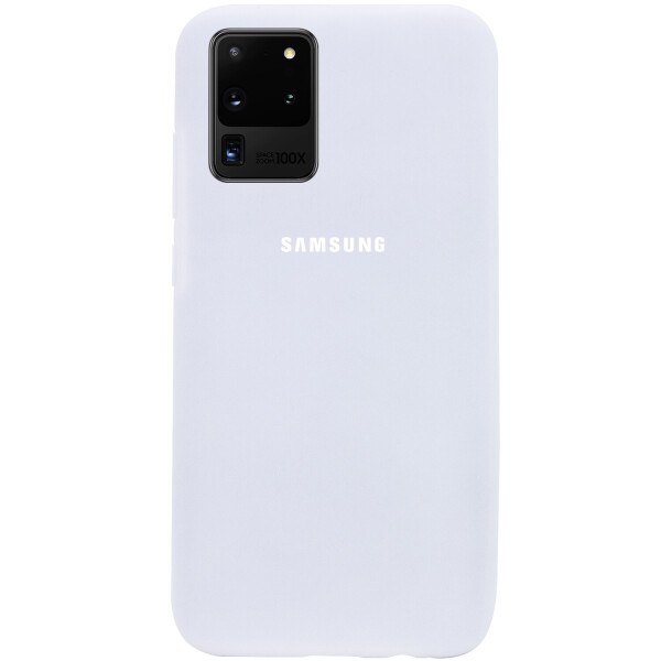 

Чехол Silicone Cover Full Protective (AA) для Samsung Galaxy S20 Ultra Белый / White