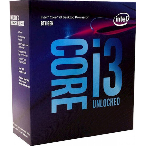 

Intel Core i3 8350K 4GHz (8MB, Coffee Lake, 91W, S1151) Box (BX80684I38350K)