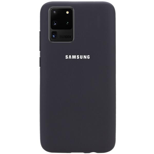 

Чехол Silicone Cover Full Protective (AA) для Samsung Galaxy S20 Ultra Черный / Black