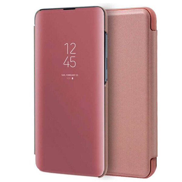 

Чехол-книжка Clear View Standing Cover для Samsung Galaxy A11 Rose Gold