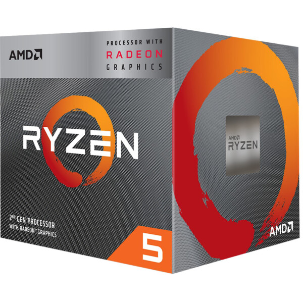 

AMD Ryzen 5 3400G (3.7GHz 4MB 65W AM4) Box (YD3400C5FHBOX)