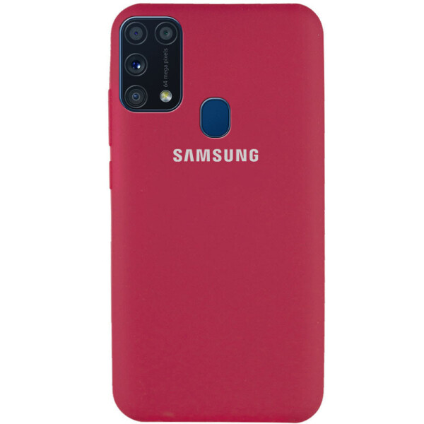 

Чехол Silicone Cover Full Protective (AA) для Samsung Galaxy M31 Красный / Rose Red