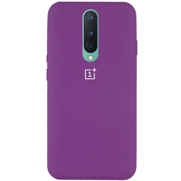 

Чехол Silicone Cover Full Protective (AA) для OnePlus 8 Фиолетовый / Grape