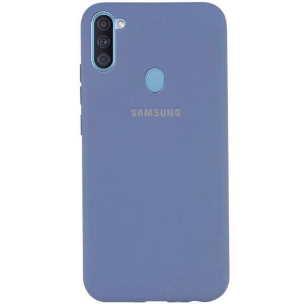 

Чехол Silicone Cover Full Protective (A) для Samsung Galaxy A11 Серый / Lavender