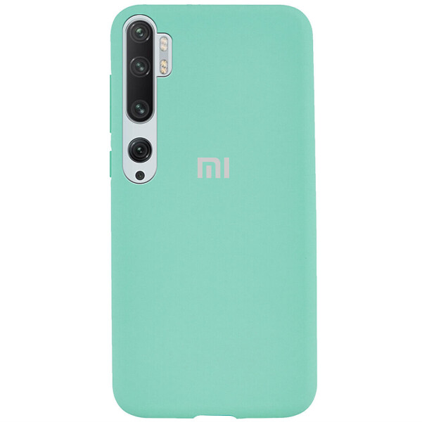 

Чехол Silicone Cover Full Protective (AA) для Xiaomi Mi Note 10 / Note 10 Pro / Mi CC9 Pro Бирюзовый / Ocean blue