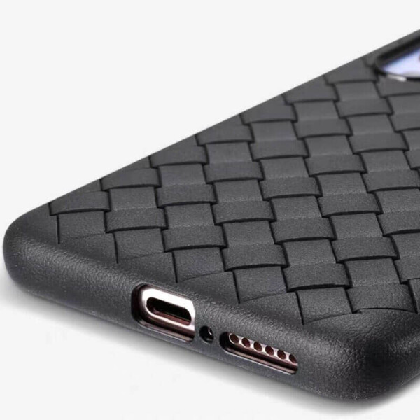 

PU чехол-накладка Epik Weaving series для Xiaomi Mi 10 / Mi 10 Pro Черный
