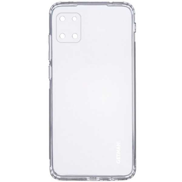 

TPU чехол GETMAN Clear 1,0 mm для Samsung Galaxy Note 10 Lite (A81) Прозрачный