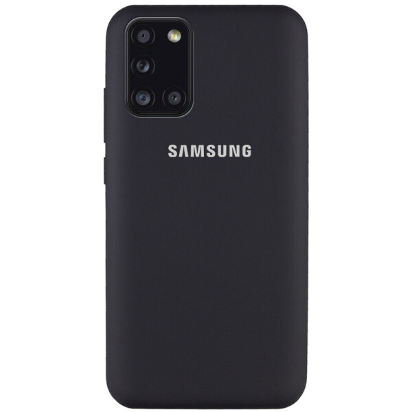 

Чехол Silicone Cover Full Protective (AA) для Samsung Galaxy A31 Черный / Black