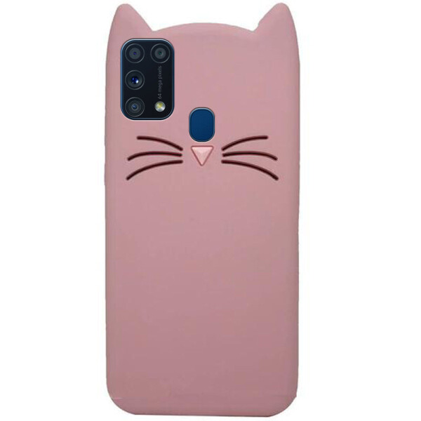 

Силиконовая накладка 3D Cat для Samsung Galaxy M31 Розовый