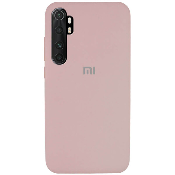 

Чехол Silicone Cover Full Protective (AA) для Xiaomi Mi Note 10 Lite Розовый / Pink Sand