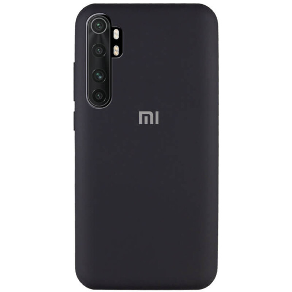 

Чехол Silicone Cover Full Protective (AA) для Xiaomi Mi Note 10 Lite Черный / Black