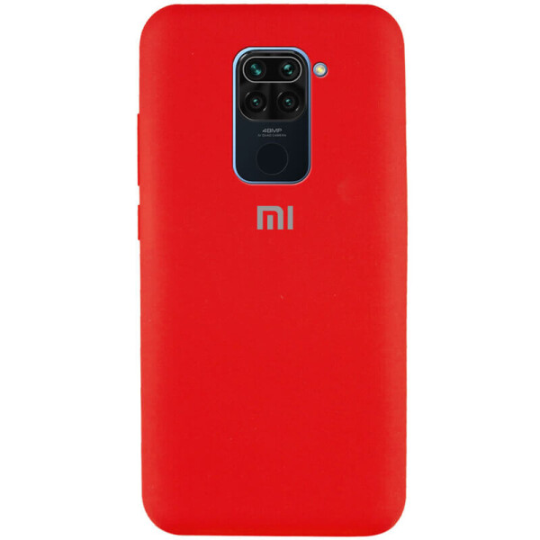 

Чехол Silicone Cover Full Protective (AA) для Xiaomi Redmi Note 9 / Redmi 10X Красный / Red