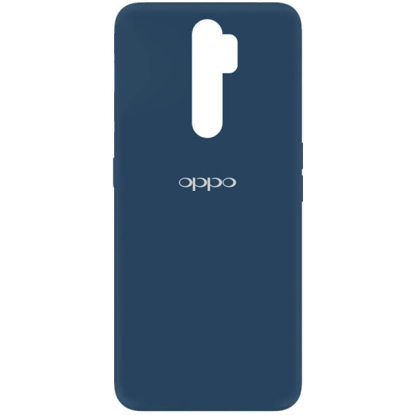 

Чехол Silicone Cover My Color Full Protective (A) для Oppo A5 (2020) / Oppo A9 (2020) Синий / Navy blue