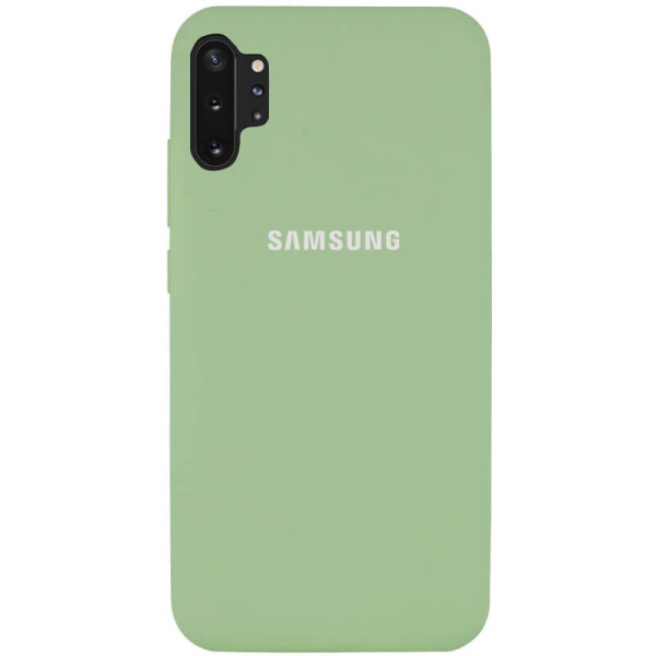 

Чехол Silicone Cover Full Protective (AA) для Samsung Galaxy Note 10 Plus Мятный / Mint