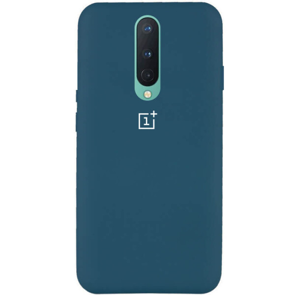 

Чехол Silicone Cover Full Protective (AA) для OnePlus 8 Синий / Cosmos blue