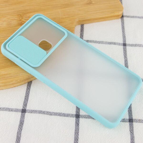 

Чехол Camshield mate TPU со шторкой для камеры для Samsung Galaxy A21s Бирюзовый