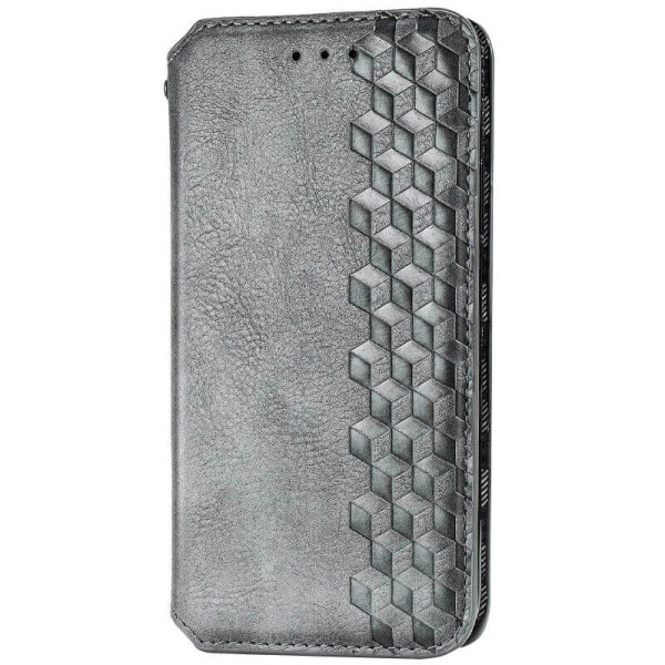 

Кожаный чехол книжка GETMAN Cubic (PU) для Xiaomi Mi 10 Lite Серый