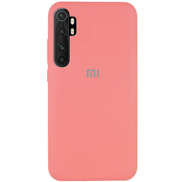 

Чехол Silicone Cover Full Protective (AA) для Xiaomi Mi Note 10 Lite Розовый / Peach