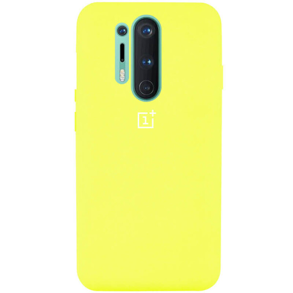 

Чехол Silicone Cover Full Protective (AA) для OnePlus 8 Pro Желтый / Flash
