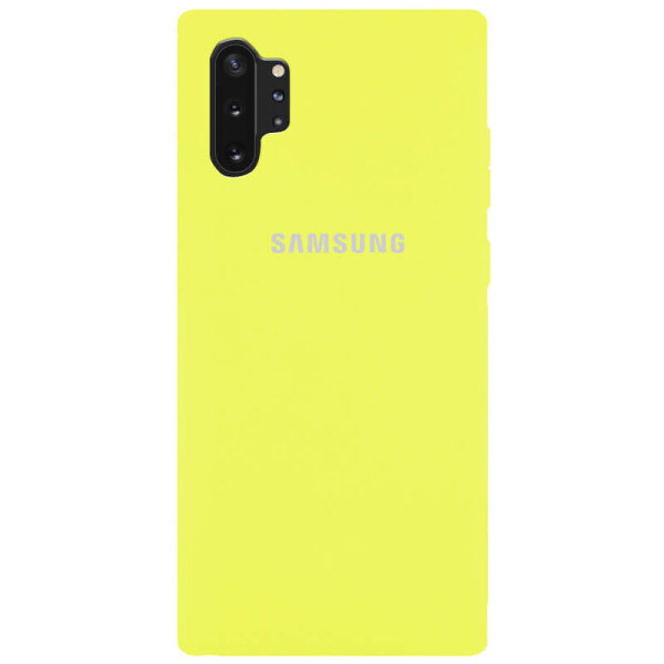 

Чехол Silicone Cover Full Protective (AA) для Samsung Galaxy Note 10 Plus Желтый / Flash