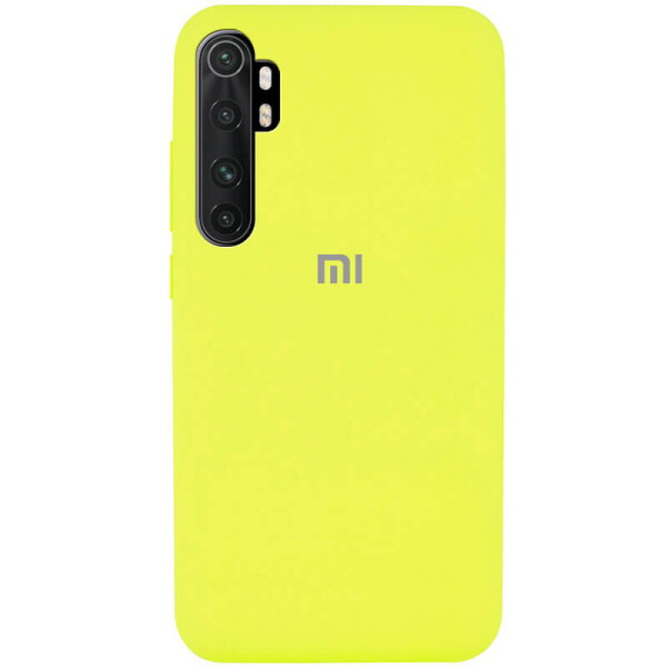

Чехол Silicone Cover Full Protective (AA) для Xiaomi Mi Note 10 Lite Желтый / Flash