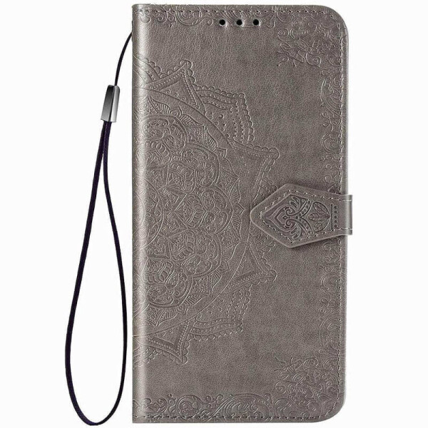 

Кожаный чехол (книжка) Art Case с визитницей для Xiaomi Redmi 9A Серый