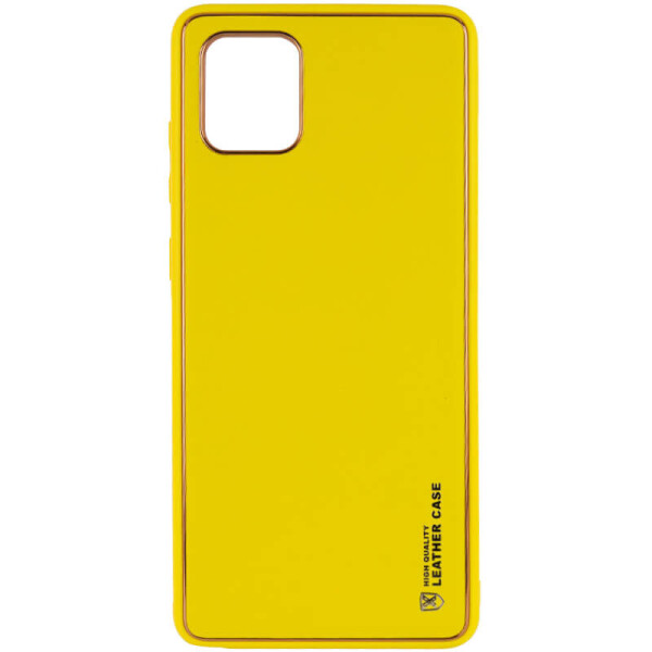 

Кожаный чехол Xshield для Samsung Galaxy Note 10 Lite (A81) Желтый / Yellow