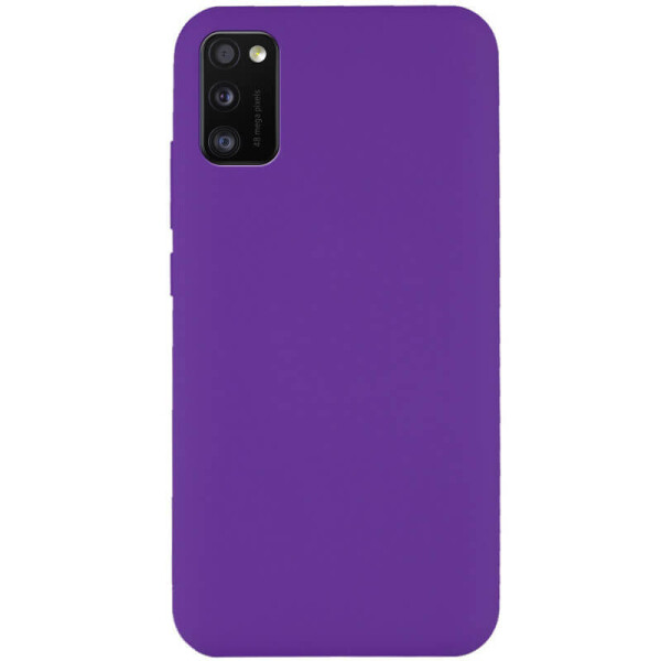 

Чехол Silicone Cover Full without Logo (A) для Samsung Galaxy A41 Фиолетовый / Purple