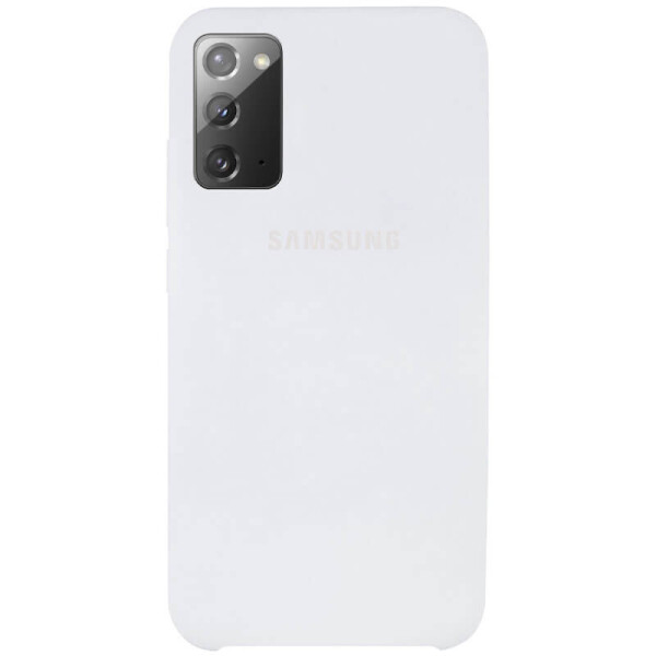 

Чехол Silicone Cover (AAA) для Samsung Galaxy Note 20 Белый / White