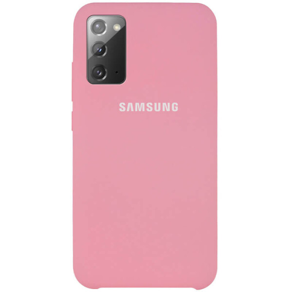 

Чехол Silicone Cover (AAA) для Samsung Galaxy Note 20 Розовый / Light pink