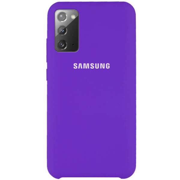 

Чехол Silicone Cover (AAA) для Samsung Galaxy Note 20 Фиолетовый / Violet