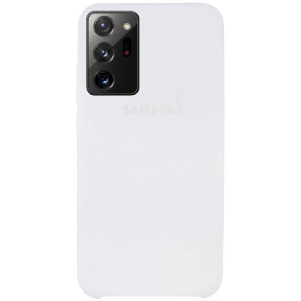 

Чехол Silicone Cover (AAA) для Samsung Galaxy Note 20 Ultra Белый / White