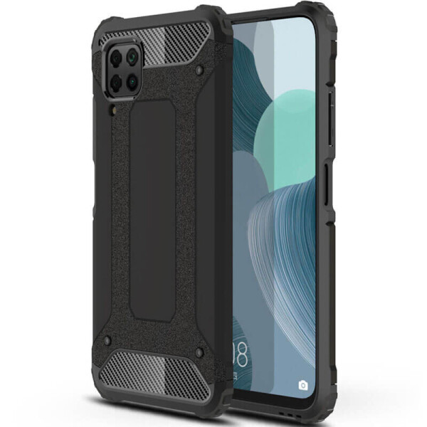 

Бронированный противоударный TPU+PC чехол Immortal для Huawei P40 Lite Черный