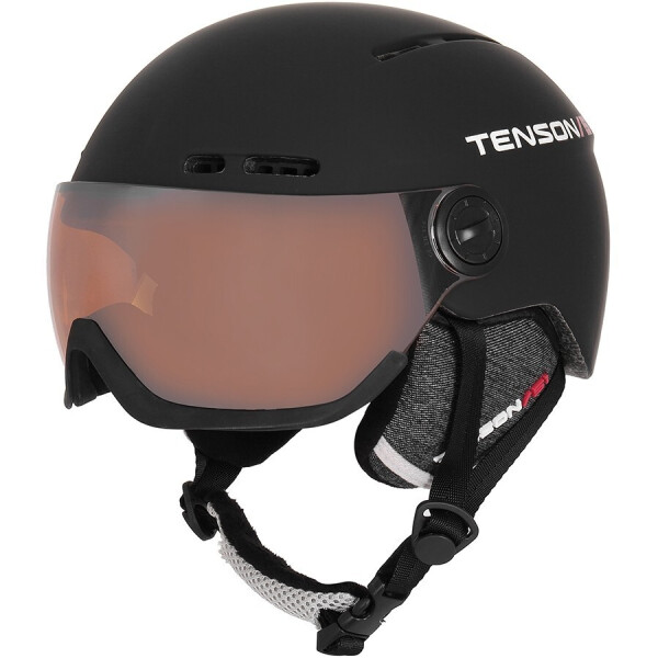 

Шлем Tenson Nano Visor M Черный-Коричневый