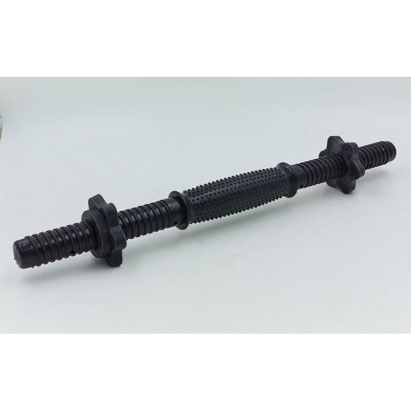 

Гриф гантельный пластиковый с насечкой с замками TA-80243-42 Black