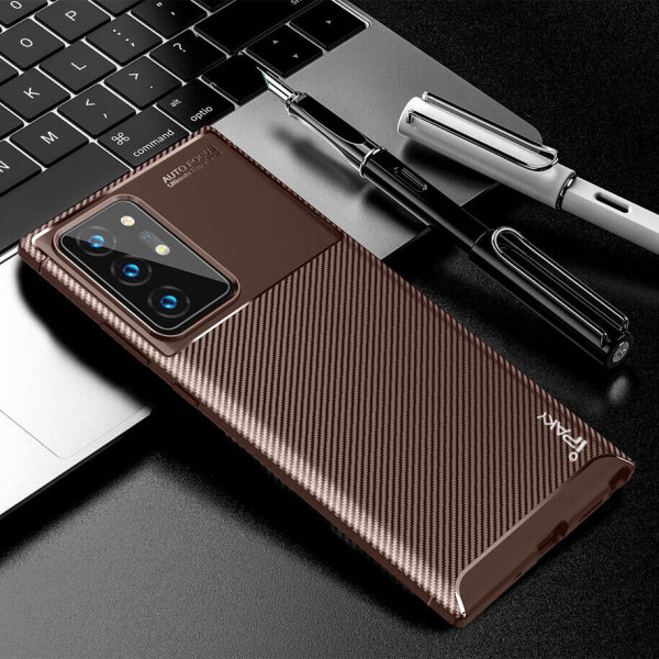 

TPU чехол iPaky Kaisy Series для Samsung Galaxy Note 20 Ultra Коричневый