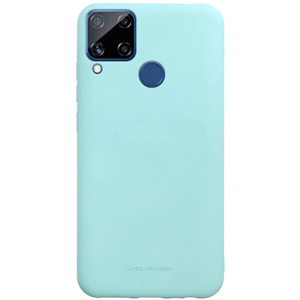 

TPU чехол Molan Cano Smooth для Realme C15 / C12 Бирюзовый