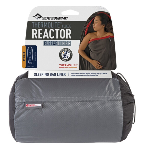 

Вкладыш в спальник Sea To Summit Thermolite Reactor Fleece Liner Серый